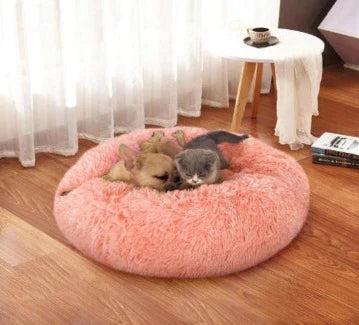 Anti Anxiety Fluffy Pet Bed (Pink)